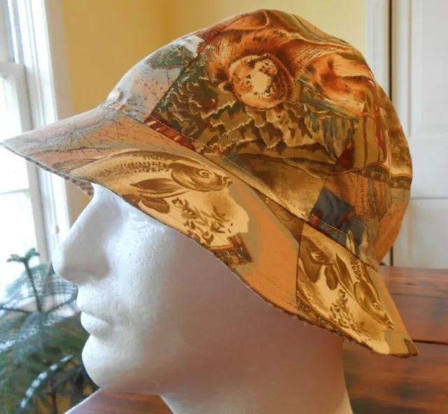 Unisex bucket hat - Outdoor design- Made in USA - Free Shipping (104)