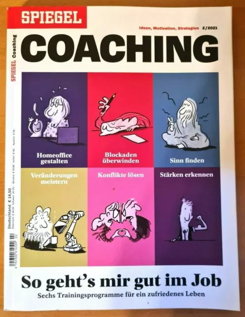 DER SPIEGEL COACHING "So geht´s mir gut im Job"" 2/2021 NEU!