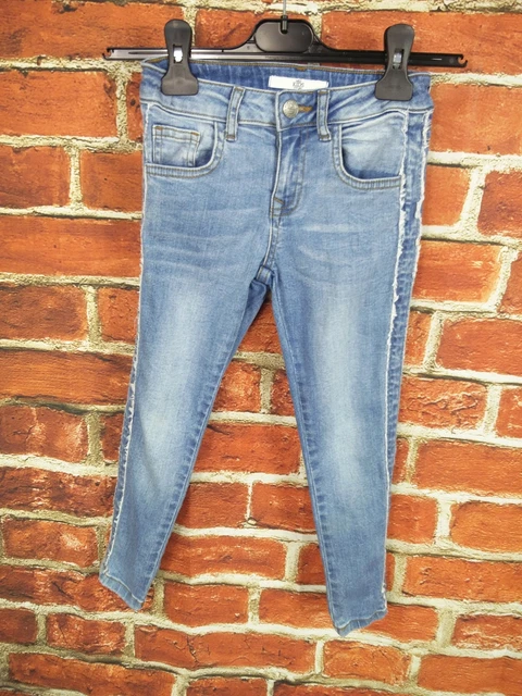 Giacca Cardigan Jeans Ragazze Età 5-6 Anni M&S Next H&M Paillettes Pizzo 116Cm 2