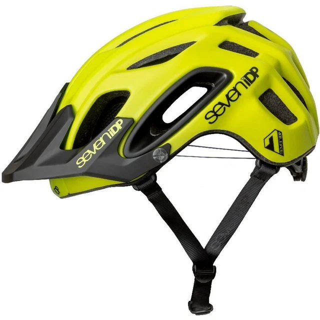 7 Protection 7iDP M2 BOA Dirt Jump Bike Helmet MTB BMX Skate - Yellow / Black