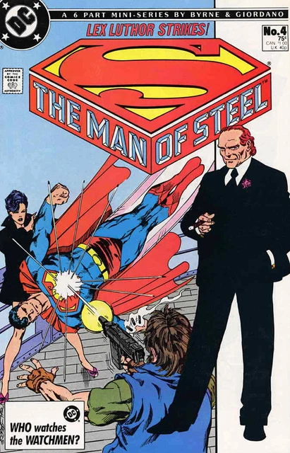 Man of Steel, The (Mini-Series) #4 VF; DC | Superman - John Byrne - we combine s