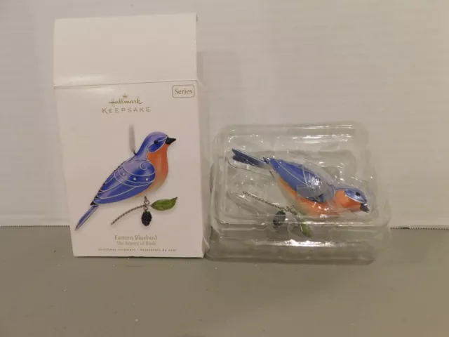 Hallmark Eastern Bluebird 6thin Series The Beauty of Birds 2010 Ornament