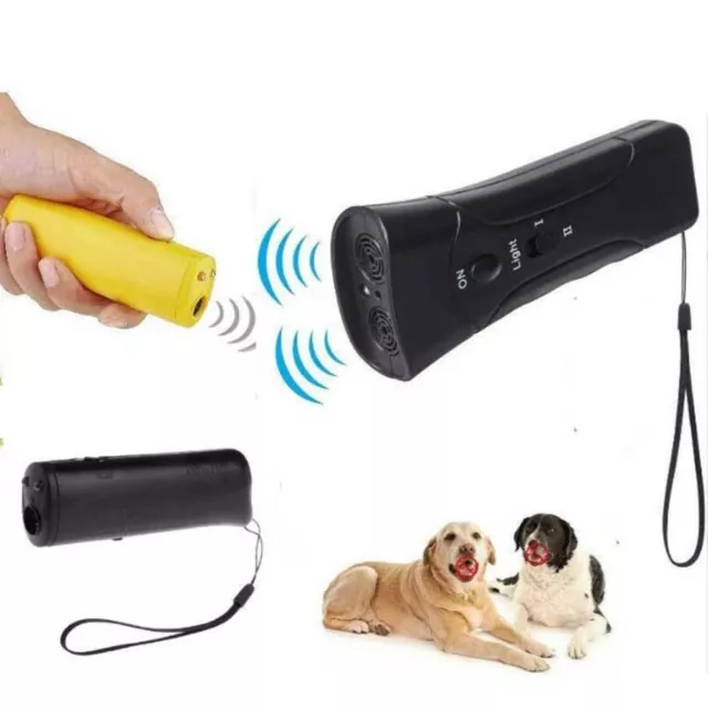 NEW Anti Bark Device Ultrasonic Dog Barking Control Stop Repeller Trainer Tool>