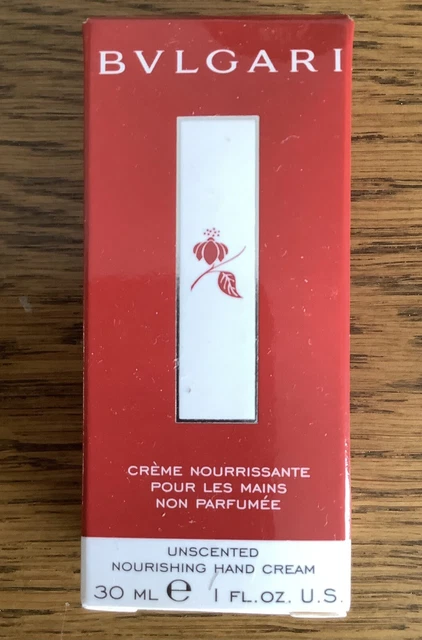 BVLGARI NOURISHING HAND Cream 30Ml Ideal For Flights Travel To Sample New 8.50 PicClick UK