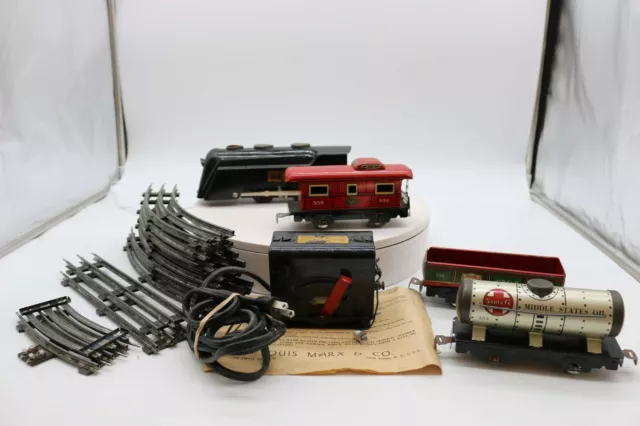 Pre-War Marx Commodore Vanderbilt Boxed Train Set - Tested & Functional In Box 3