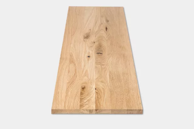 Scaffale scaffale a parete livello di posa rovere rovere selvatico 20 mm DL olio di cera dura bianco naturale