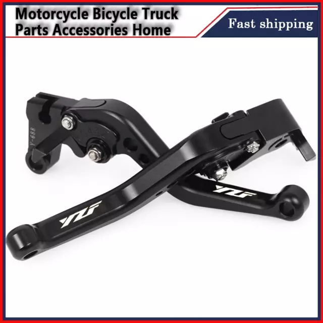 CNC Short Brake And Clutch Levers For YAMAHA YZF-R1 YZF-R6 1999-2021 YZF LOGO