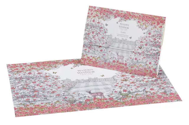 Woods of Windsor parfümiertes Schrankpapier TRUE ROSE 5 Bögen in Geschenkmappe