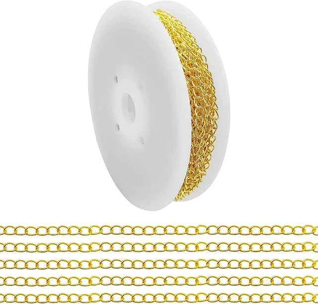60 Feet Necklace Extender Chains for Jewelry Making,Metal Chains...