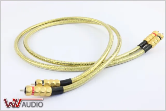 Wireworld Gold Eclipse lll Audio Interconnect. Price is for the Pair. 100CM