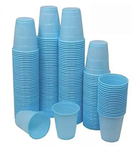 TashiBox 12 oz disposable plastic party cups (Red, 100)