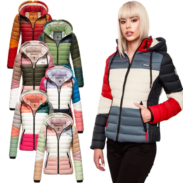 Navahoo Damen Jacke Steppjacke Übergangsjacke gesteppt Stepp Frühjahr NEU B881