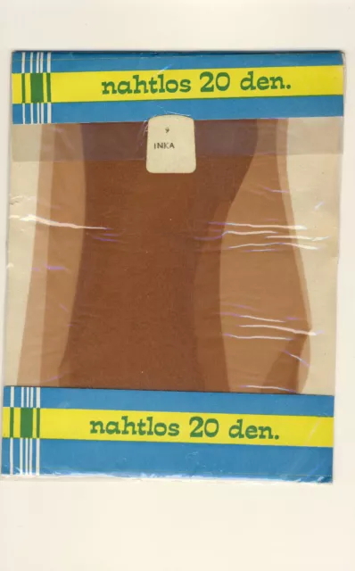 Calze in nylon anni 60 MELODIA taglia 9 - Inca-nylon/calze perlon/calze da donna (098