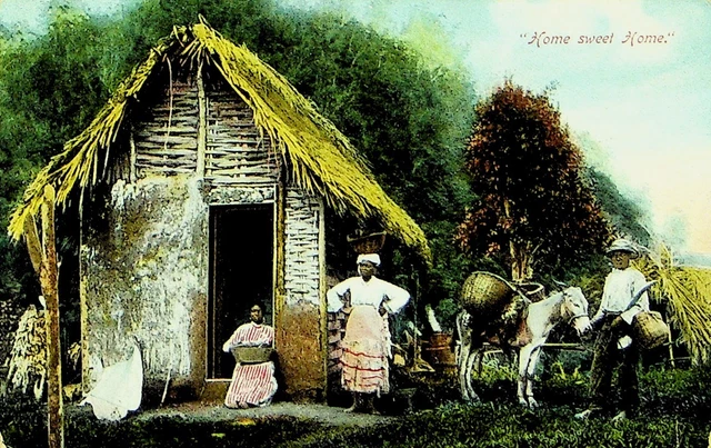 Sephil Jamaica "Home Sweet Home" Colour Ppc With Message