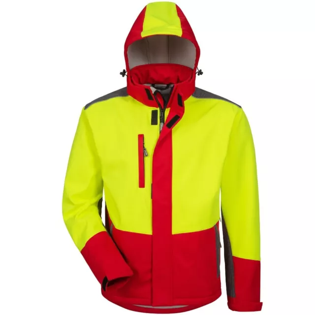 ELYSEE Waldarbeiter Softshelljacke Regenjacke Herren Outdoorbekleidung