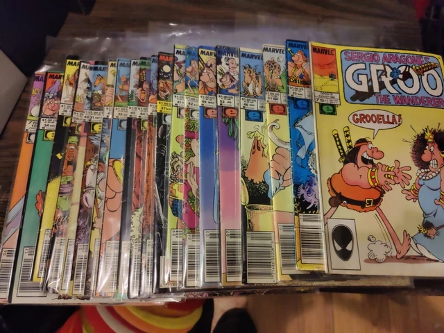 Lot (20) Groo The Wanderer comics 16,18,28,30s,40s Sergio Aragones, Epic/Marvel