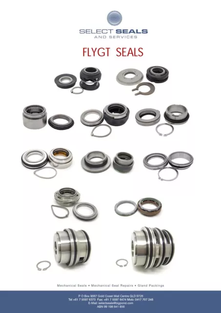 XYLEM FLYGT 3152.09.181 Pump Mechanical Seals Set P/n 6406330- 3840009 3