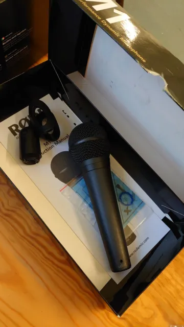 RØDE M1 Cardioid Dynamic Microphone for Live Vocals and Music Production. Rode