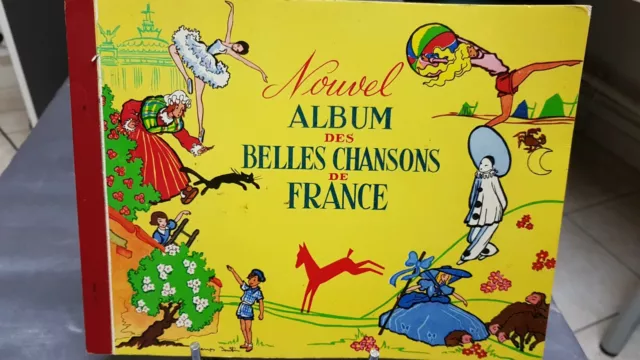 CHOCOLAT POULAIN - Nouvel ALBUM DES BELLES CHANSONS DE FRANCE vintage