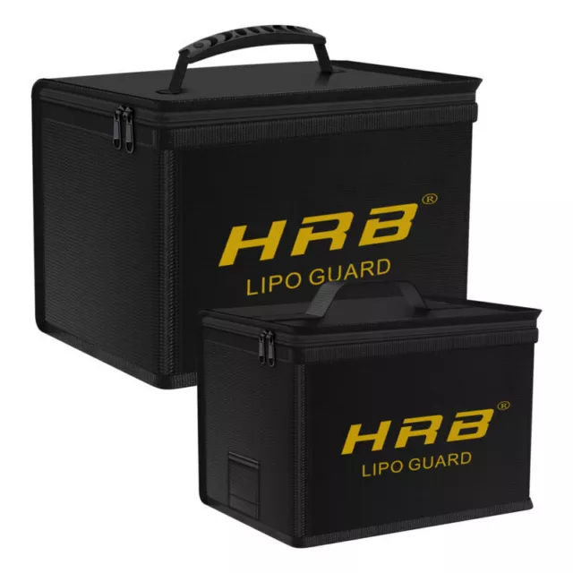 HRB Lipo Battery Safe Guard Fireproof Explosionproof Bag For Charge & Storage