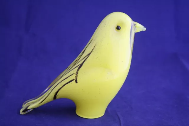 Langham Glass Hand-Made Crystal Canary Bird New / Boxed