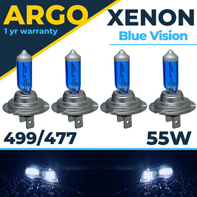 Argo 2x H7 55w Glace Bleu Xenon Amélioration Hid Principal Haut Complet Phare Ampoule 