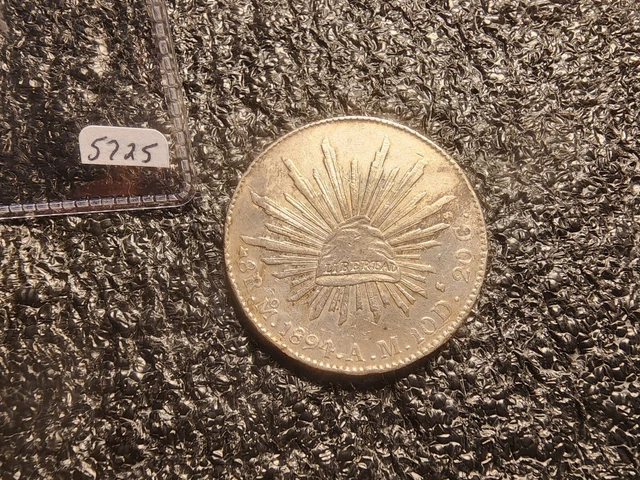 1894 Mexico 8 Reales, Mo AM, High Grade !!