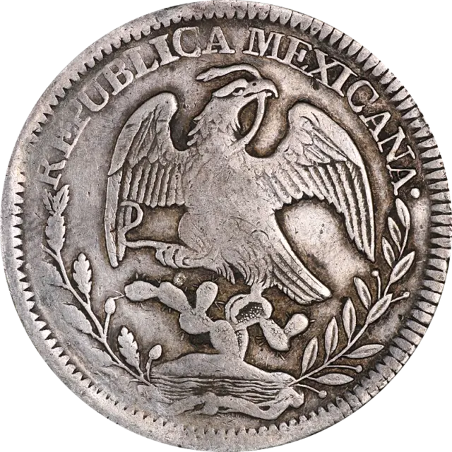 Mexico 1842-Zs OM Eight (8) Reales KM#377.13 - Cleaned Great Deals From The Exec