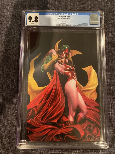 Deadpool #13 Cgc 9.8 Adi Granov Scarlet Witch & Vision Virgin Variant