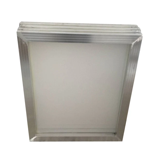Paquete de 6 marcos de pantallas de seda de aluminio de 23"" x 31"" con malla 110 8