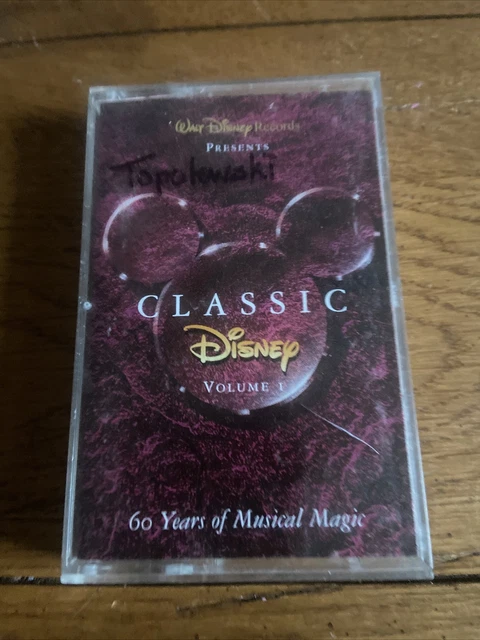 Classic Disney Volume 1 Compilation Cassette Tape (Walt Disney Records 1995)