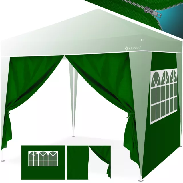 RETOURE  2X Seitenwand für Pavillon 3x3m - Faltpavillon Pop Up klappbar