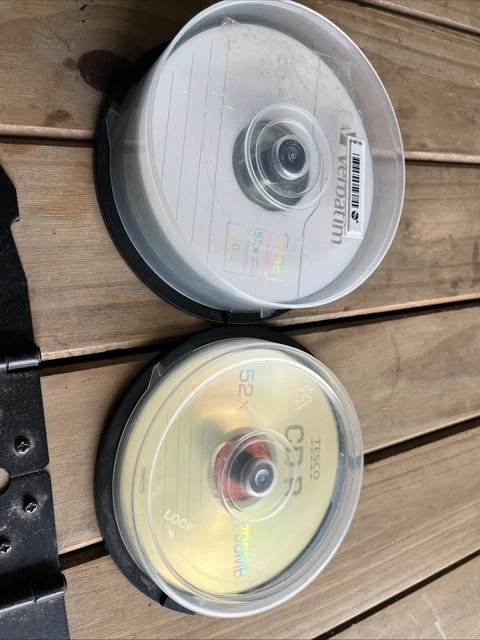 19 BLANK CD-R Recordable CD discs On Spindles, 18x Verbatim 1x Tesco £5 ...