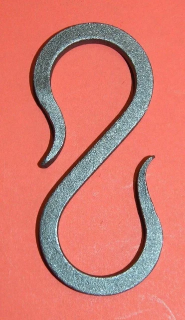 Wrought Iron Square S Hook Hanger Chain Link By Blacksmiths
