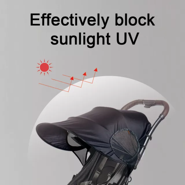 Sunscreen Baby Sunshade Canopy Cover Anti-UV Stroller Shade Cape Umbrella