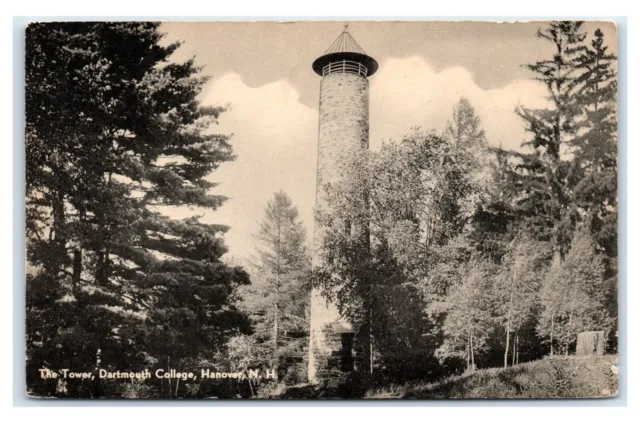 Postcard The Tower, Dartmouth College, Hanover NH J43
