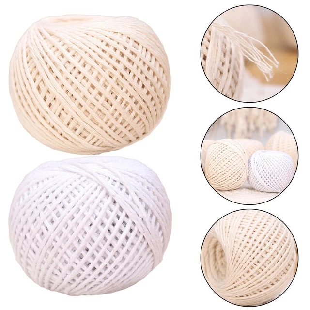 Fornitura artigianale innovativa corda attorcigliata 1 mm cotone naturale per cr