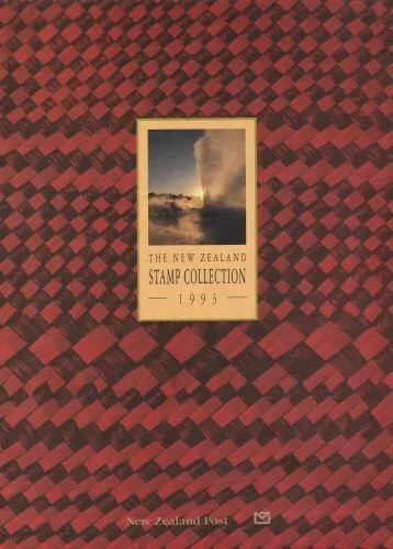 1993 New Zealand Stamp Collection Year Book With Stamps