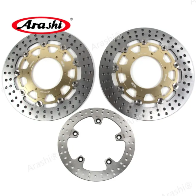 Round Front Rear Brake Disc Rotor Fit BMW F800GS Adventure ABS 2013 - 2018 2017