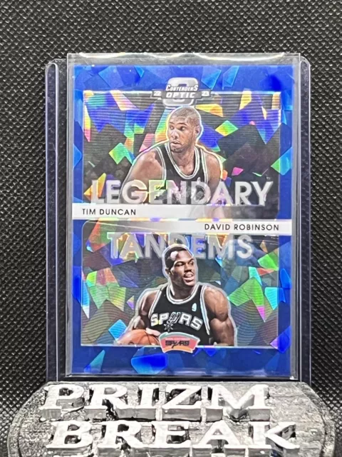 2022-23 Contenders Optic Tim Duncan/David Robinson Legendary Cracked Ice /75 🏀