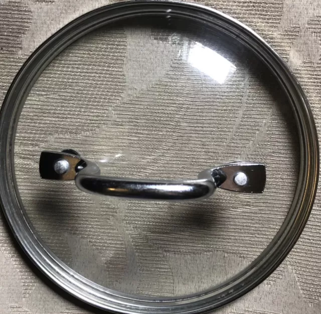 Calphalon Replacement Glass LID ONLY 6 1/2 Inches wide Good Condition