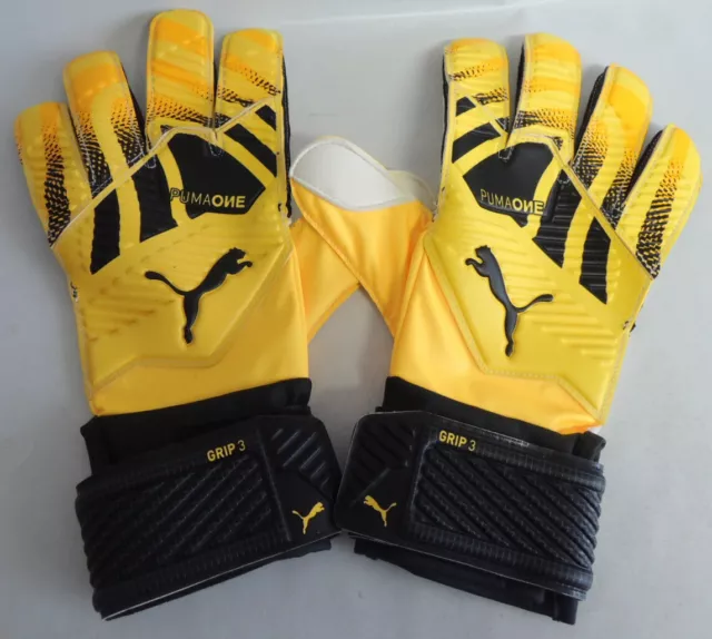 NEU Puma One Grip 3 RC Größe 10 Torwart Handschuhe Torwarthandschuhe TOP