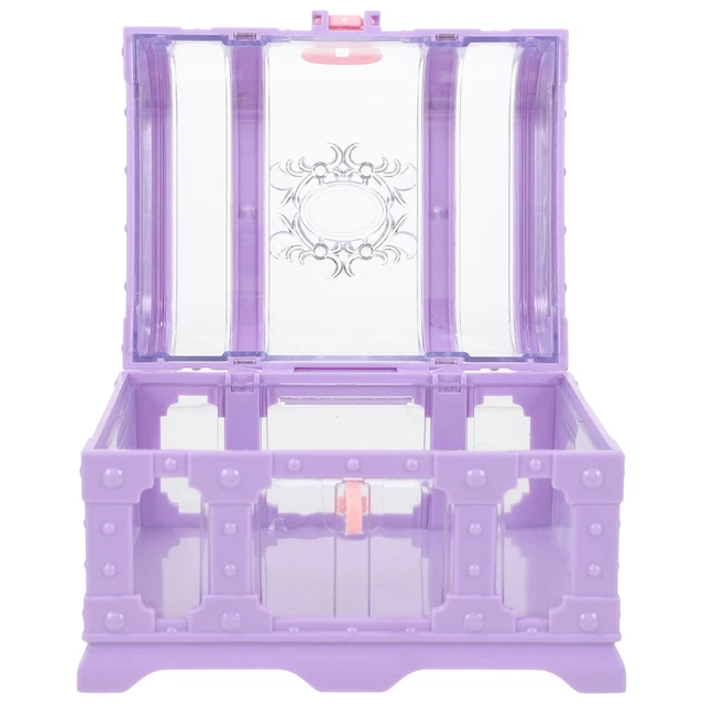 Petit toys rangement boîte en plastique trésor coffre pirate pirate pirate keeps
