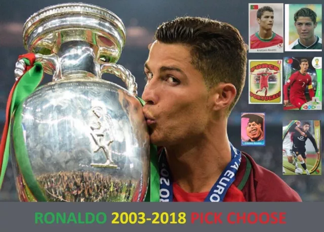 Cristiano Ronaldo pegatinas elegir elegir pegatinas Panini Topps rookie...