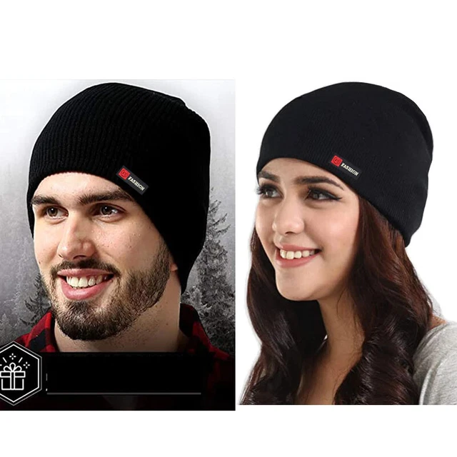 Sombrero De Invierno Para Hombre Gorras Gorros Bufanda El Gorro Mujer Frío