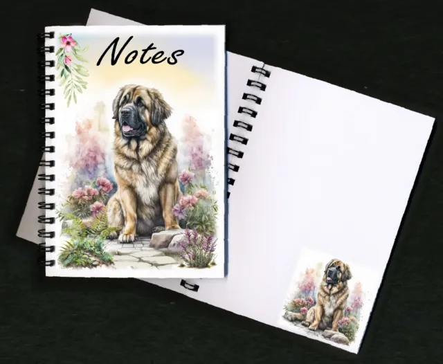 Leonberger Dog Notebook/Notepad + small image on each page by Starprint