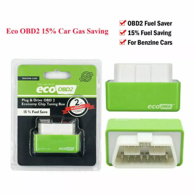 Eco OBD OBD2 Economy Kraftstoffsparer Tuning Box Chip für Benzin Auto Gas sparen 2