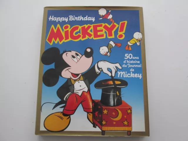 Mickey Happy Birthday 50 Ans Du Journal De Mickey 1985 France Loisirs Tbe/Ttbe