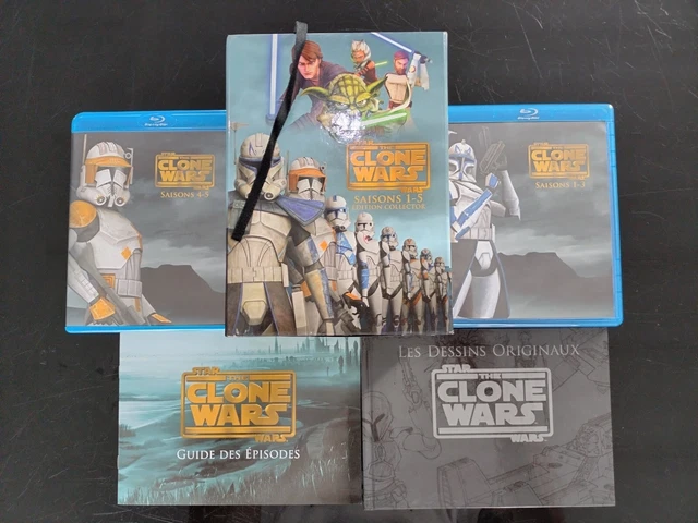 COFFRET BLU-RAY STAR Wars The Clone Wars (Intégrale Collector saisons 1