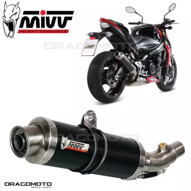 Auspuff SUZUKI GSX-S 1000 2015 2016 MIVV Gp Carbon